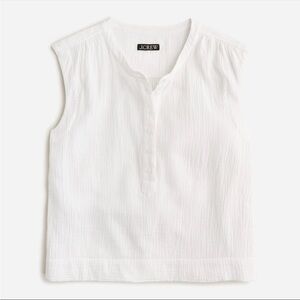 J. Crew Cora top in soft gauze sz M